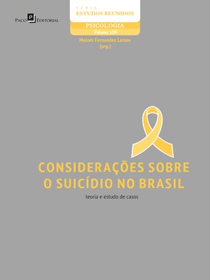 cover image of Considerações sobre o suicídio no Brasil